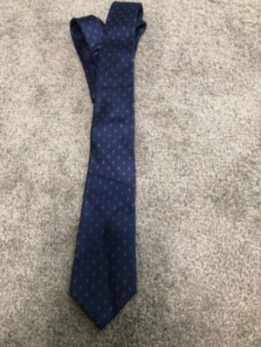 Paco Rabanne Handmade Italy Silk Paisley Mens Tie One Size